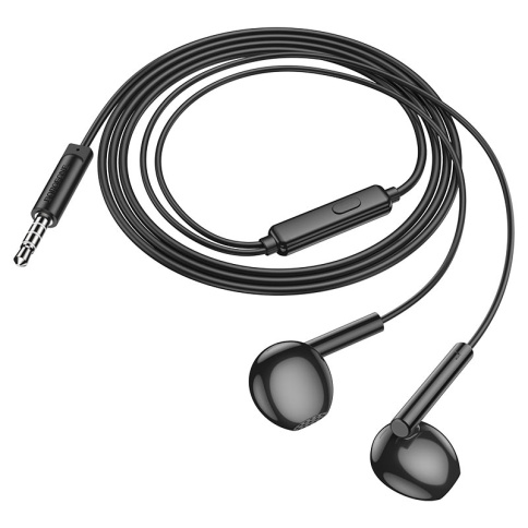Н-ки Borofone BM76 Ocean universal earphones with microphone black фото 2