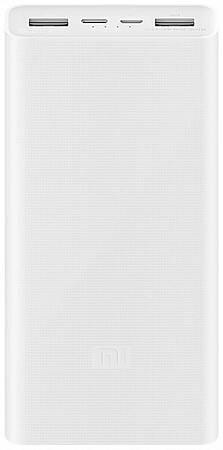 Xiaomi Powerbank 3 20000Mah USB-C Two-Way Fast Charge  PLM18ZM white фото 1