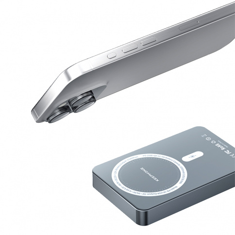 Внешний аккумулятор/Magnetic Power Bank Keephone PB-34 Lucci 10000mAh gunmetal фото 2