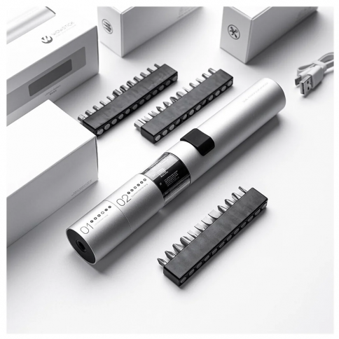 Электрическая отвертка Xiaomi Wowstick SD 36 in 1 Screwdriver Set Silver фото 5