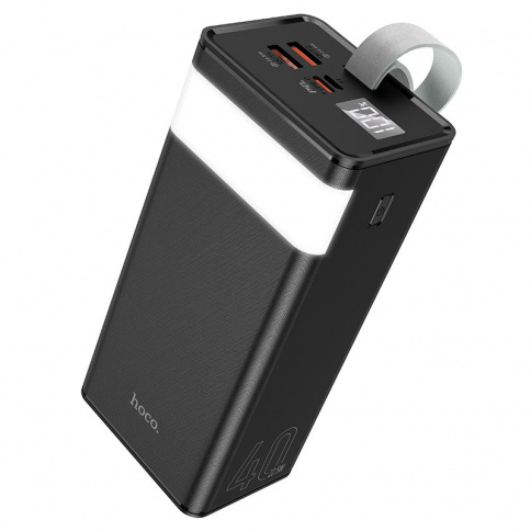 Power Bank Hoco J86 Powermaster 22.5W fully compatible power bank(40000mAh) black фото 1
