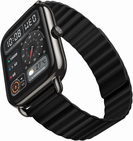 Умные часы Xiaomi HAYLOU RS4 Plus Smartwatch 1,78 "AMOLED Ceramic Strap Black EU фото 2