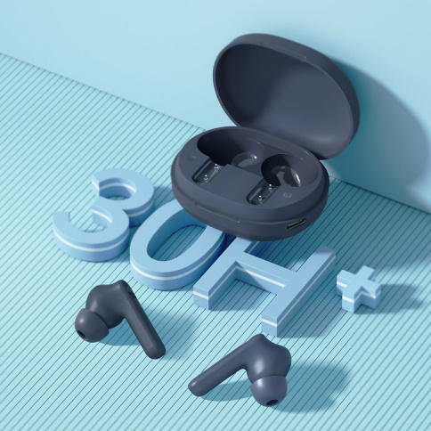 Беспроводные наушники Xiaomi HAYLOU T33 Moripods ANC Blue EU фото 5