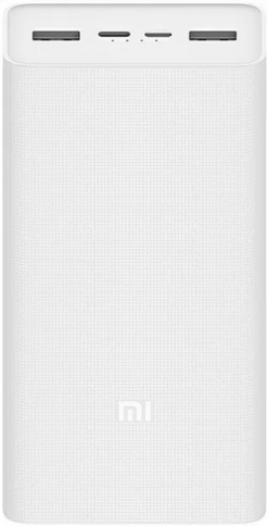 Портативный аккумулятор Xiaomi Mi Powerbank 3 30000mAh PB3018ZM White фото 4