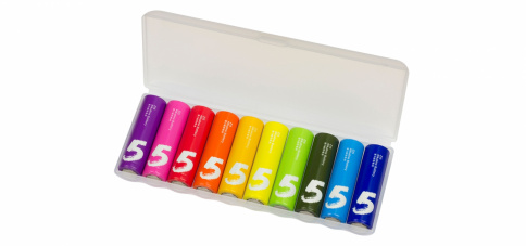 Батарейки алкалиновые Xiaomi ZMI Rainbow ZI5 AA LR6 1.5V 10 шт фото 1