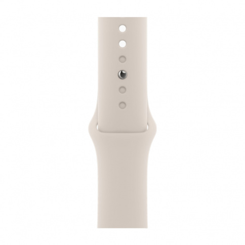 Apple Watch SE 2023 GPS 44mm Starlight Aluminium Case with Starlight Sport Band (M/L MRE53) фото 3